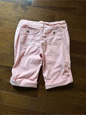 Women's Old Navy Salmon colored Roll-Cuff Bermuda Shorts